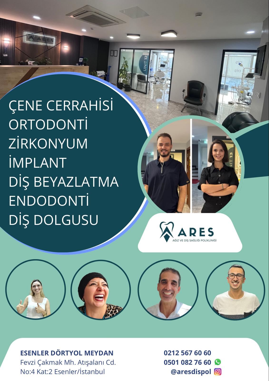 Ares polikliniği klinik ortamı