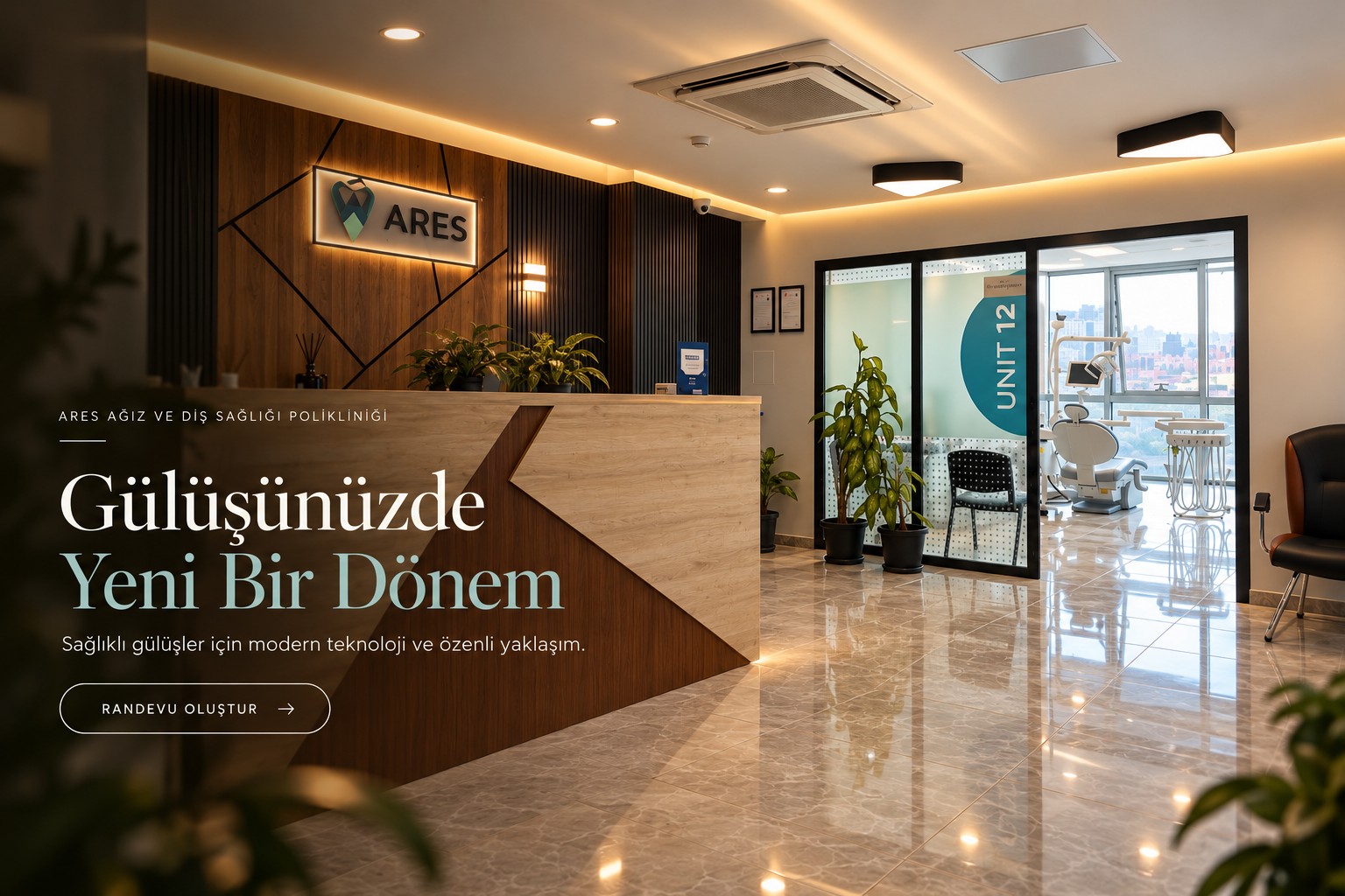 Modern diş kliniğinde yeni dönem